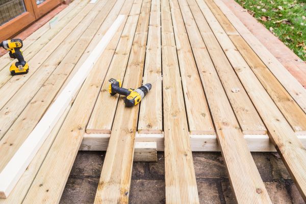Damaged Deck Boards Repair in Richardson