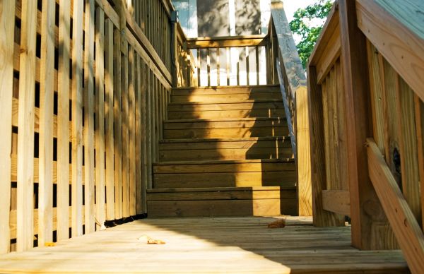 Deck Steps Replacement in Richardson