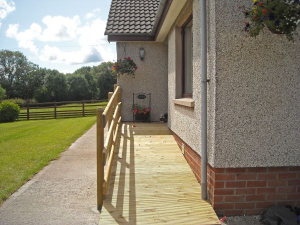 Hardwood Ramp Installation in Richardson