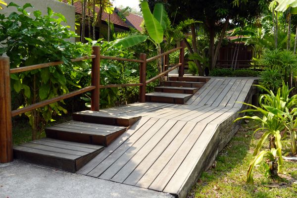 Wood Ramp Installation in Richardson