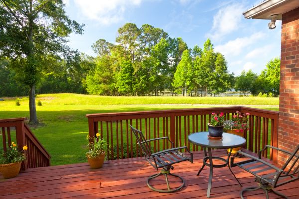Redwood Deck Installation in Richardson